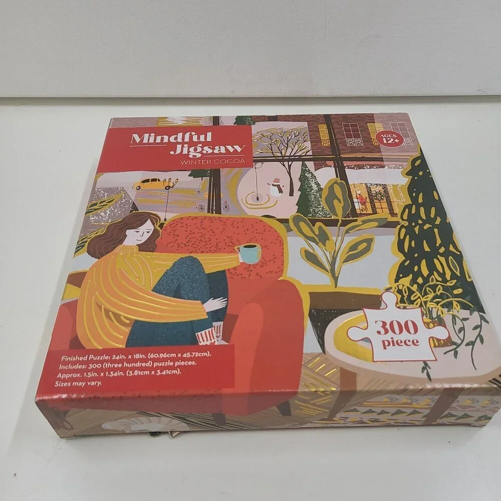 Mindful Jigsaw Winter Cocoa 300 Piece Puzzle